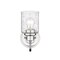 Z-Lite Kinsley 1 Light Wall Sconce, Chrome And Clear Seeded 340-1S-CH - alternate 2
